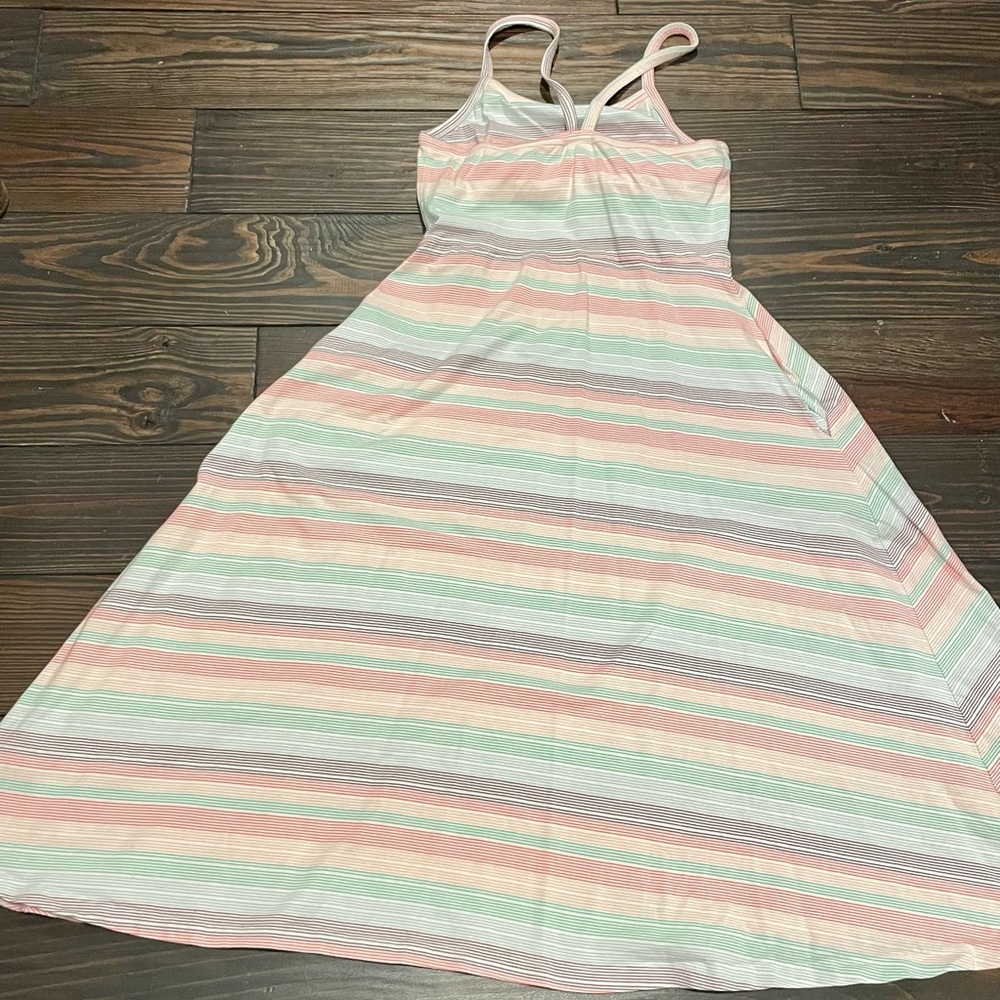 Pact Multicolor Striped Cotton Summer Dress